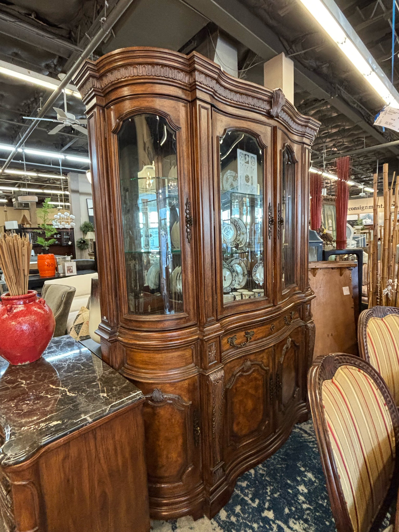 5個口のA♥DREXEL HERITAGE Drexel Heritage China Cabinet – Furniture Buy Consignment