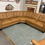 Leather Italia - Closeout Sectional