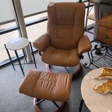 Ekornes Recliner & Ottoman