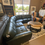 Leather Italia - Closeout Sectional