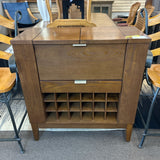 Crate & Barrel Wine Cabinet