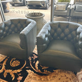 Leather Italia - Closeout Swivel chair