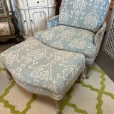 Ethan Allen Chair & Ottoman