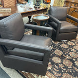 Leather Italia - Closeout Swivel chair