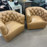 Leather Italia - Closeout Swivel chair