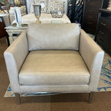 American Leather Chair & 1/2