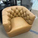 Leather Italia - Closeout Swivel chair