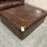 The Leather Sofa co Storage Ottoman