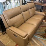 Leather Italia - Closeout Reclining Sofa