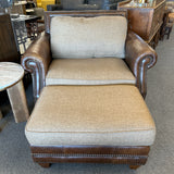 Mayo Chair & 1/2 with Ottoman