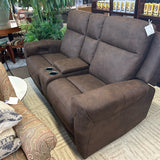 Man Wah - Closeout Reclining Loveseat