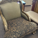 Chair & 1/2 with Ottoman