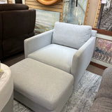 Pottery Barn Chair and Ottoman