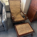 Design Toscano Chair and Ottoman