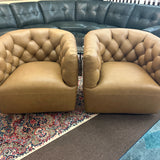 Leather Italia - Closeout Swivel chair