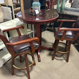 Pub table and chairs