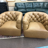 Leather Italia - Closeout Swivel chair