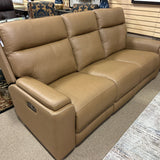 Leather Italia - Closeout Reclining Sofa