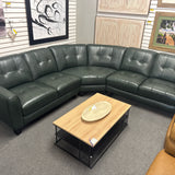 Leather Italia - Closeout Sectional