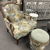 Custom Chair & Ottoman