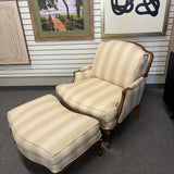 Ethan Allen Chair and Ottoman