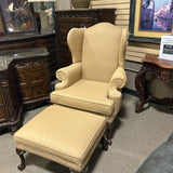 Classic Home Chair & Ottoman